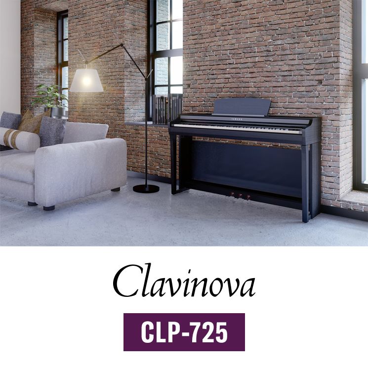 CLP-725 - Specs - Clavinova - Pianos - Musical Instruments 
