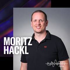 Image of an Audioversity Online learner Mr. Moritz Hackl from Germany.