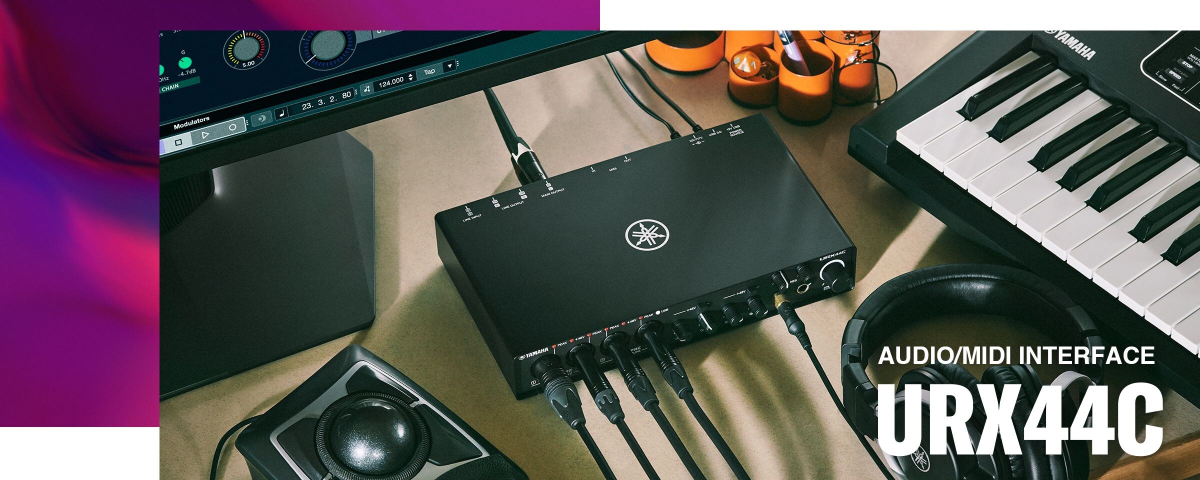 Yamaha Audio/MIDI Interface URX44C