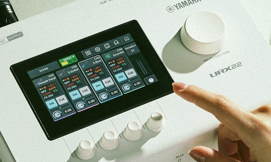 Yamaha URX22: Intuitive Control at Your Fingertips