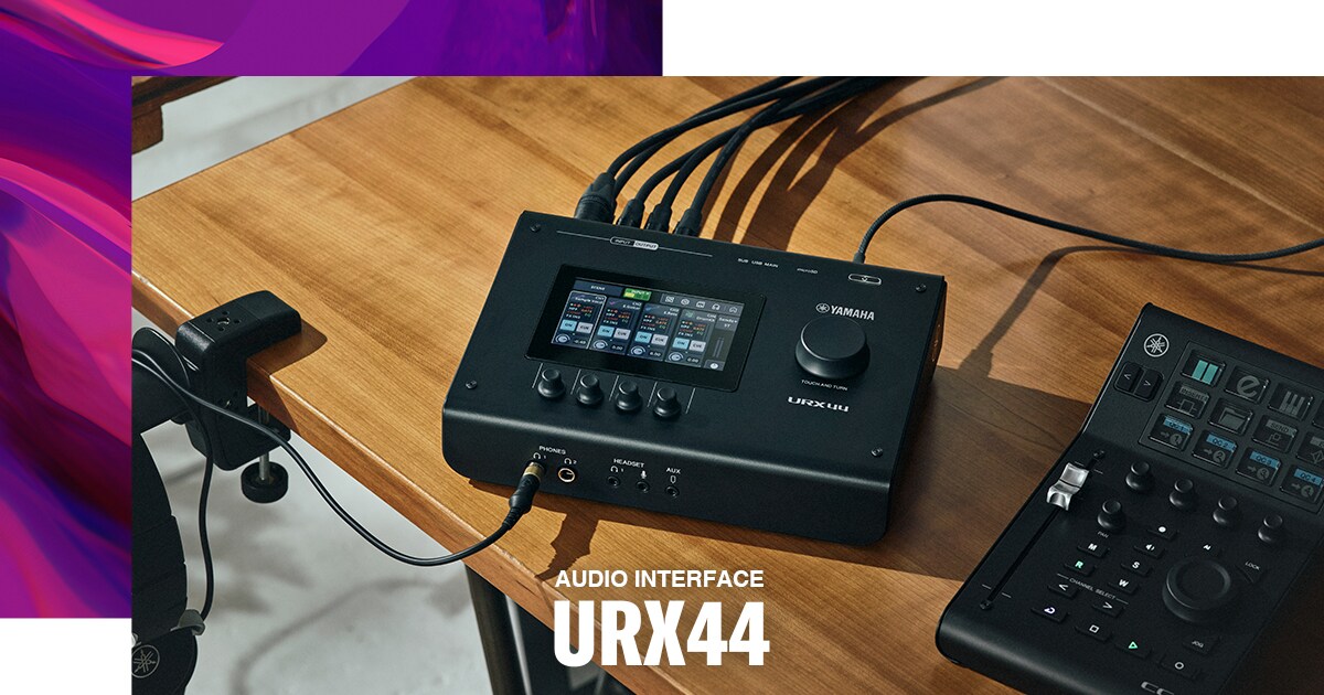 URX44 - Overview - URX Series - Interfaces - Products - Music