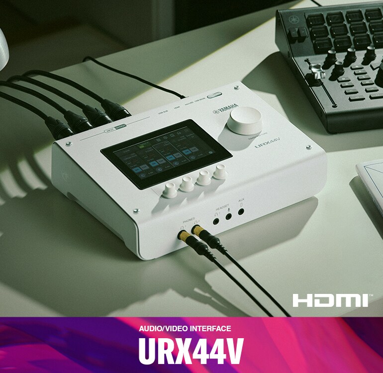 URX44V - Overview - URX Series - Interfaces - Products - Music