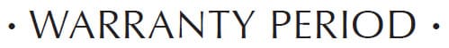warranty period