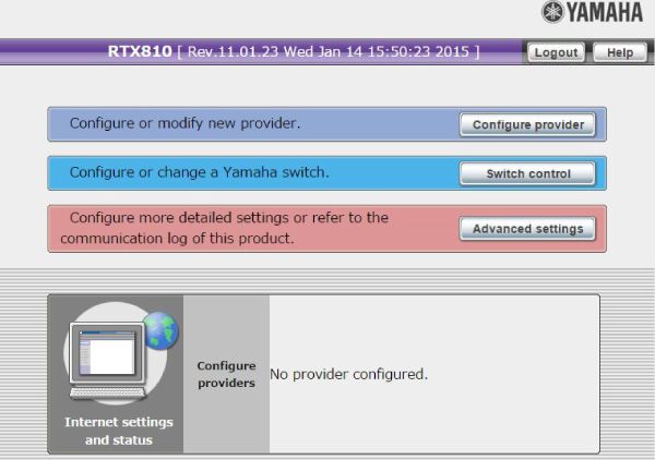 GUI setting