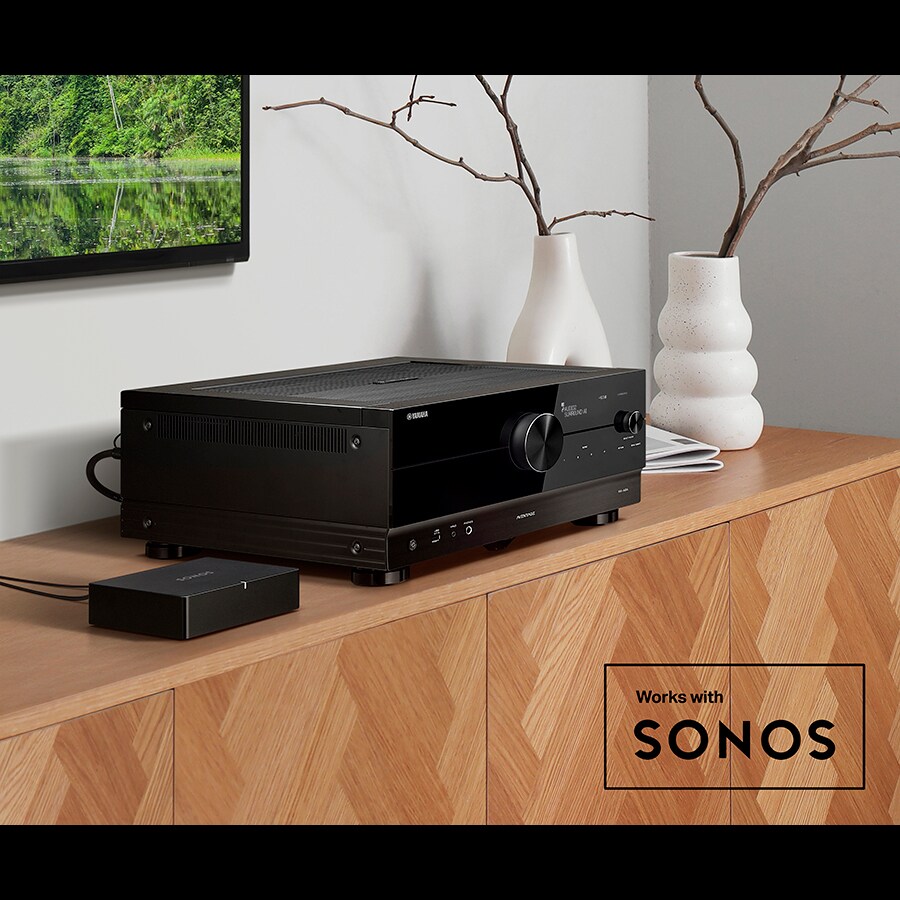 Yamaha Enhances AVENTAGE AV Receivers, Adding Works with Sonos