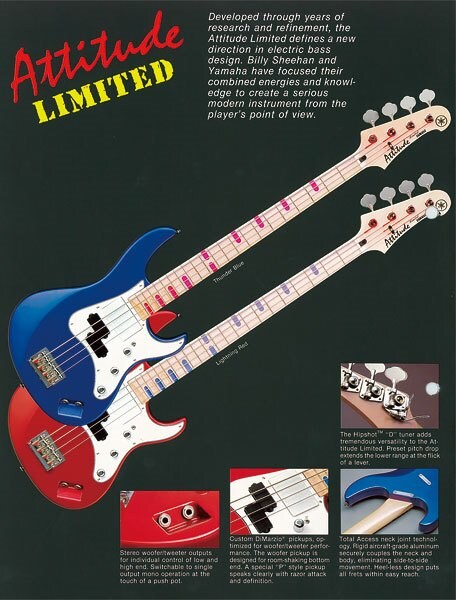 Attitude Limited Billy Sheehan Signature Model