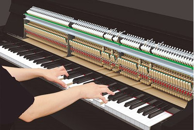 1. La mécanique avec un toucher amélioré et de nouvelles pédales offrent une sensation de piano à queue acoustique encore plus réaliste.