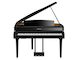 Front view of the Yamaha Clavinova CLP-895GP