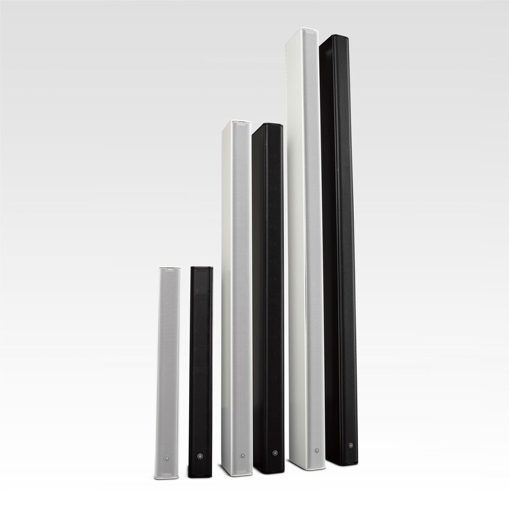 Enceintes de type line array Yamaha de la série VXL