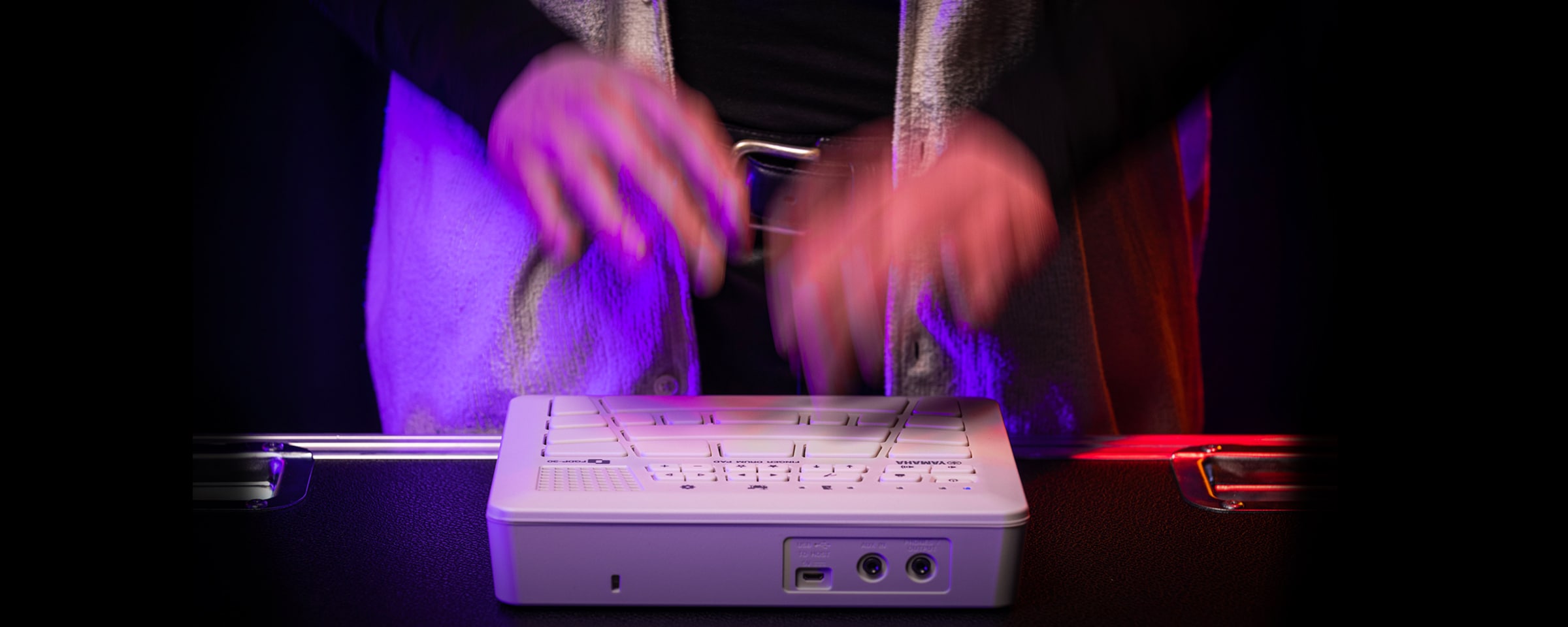 Close-up of hands playing FGDP