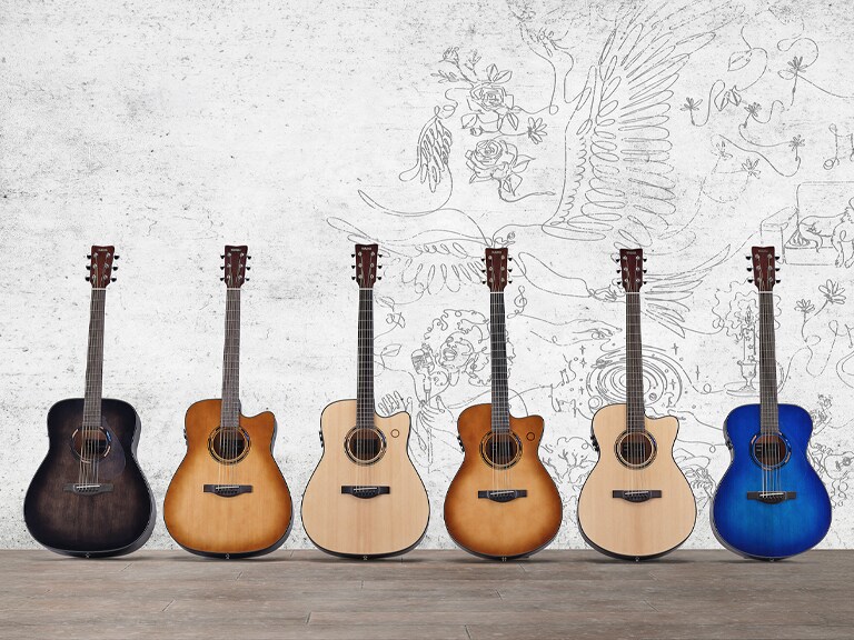 Présentation de la gamme complète de la deuxième génération de guitares TransAcoustic.