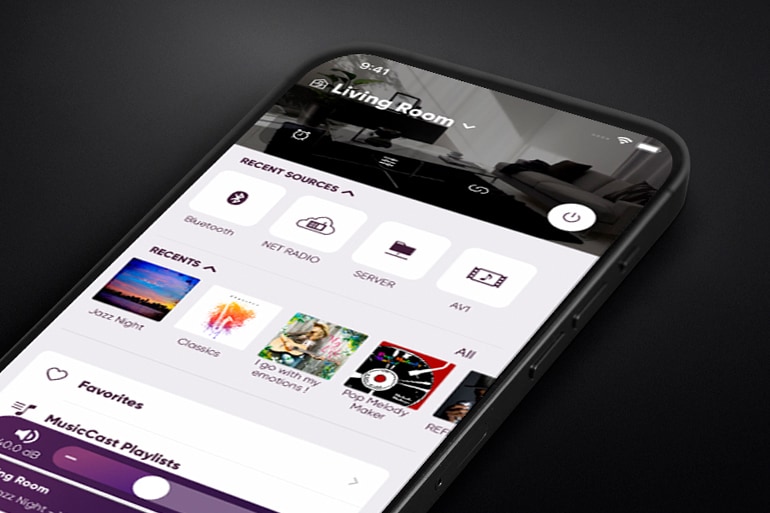 Image de l'application MusicCast Controller