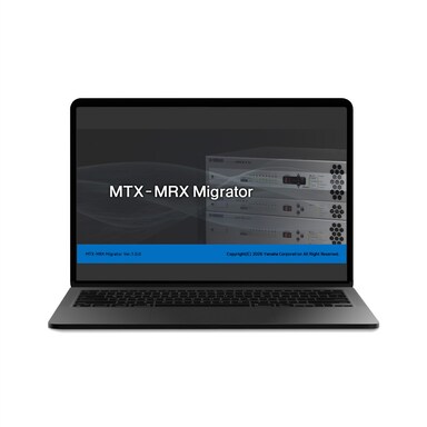 Logiciel d'édition Yamaha MTX-MRX Migrator