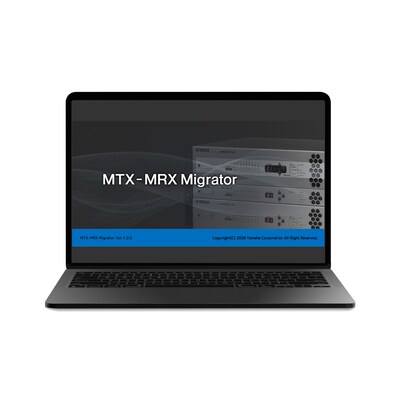 Logiciel d'édition Yamaha MTX-MRX Migrator