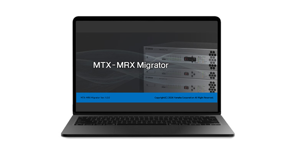 Logiciel d'édition Yamaha MTX-MRX Migrator