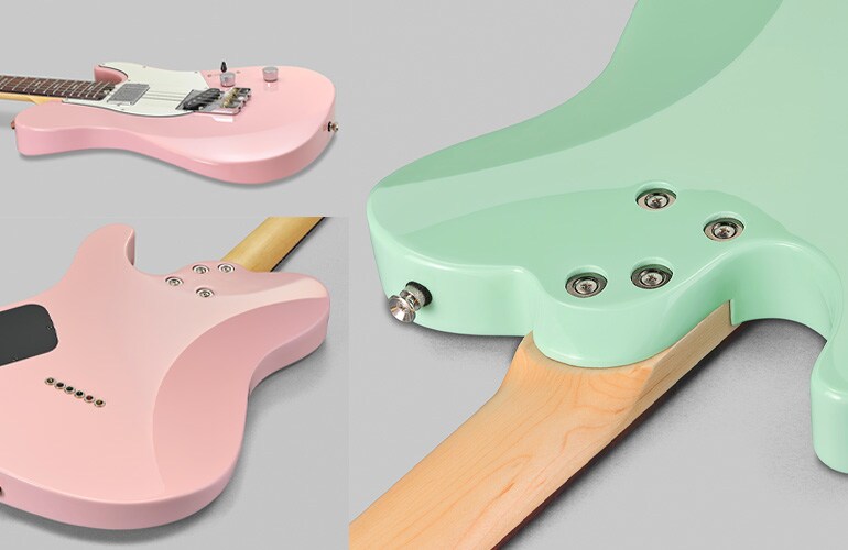 Forme du corps de la Pacifica SC Standard Plus avec contouring pour une meilleure jouabilité