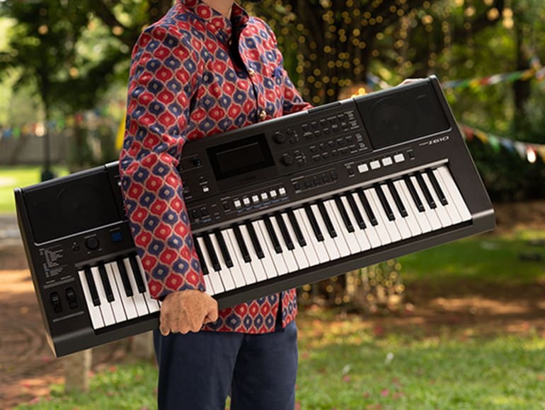 Une personne portant le PSR-I610