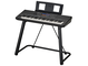 Station de travail arrangeur Yamaha PSR-SX720+ installée sur le support pour clavier Yamaha L-7B