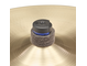 Image of mounted cymbal (washer and nut)