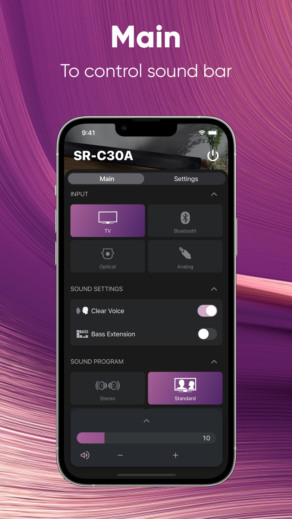 Yamaha SoundBarRemoto SR-C20A C20A