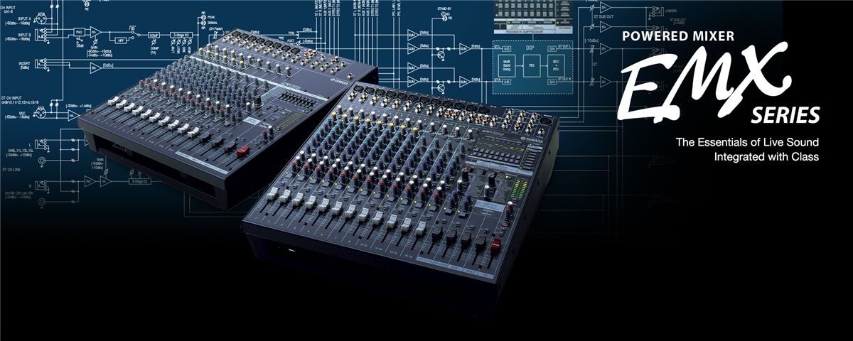 EMX5016CF - Présentation - Consoles de mixage - Audio professionnel -  Produits - Yamaha - Canada - Français