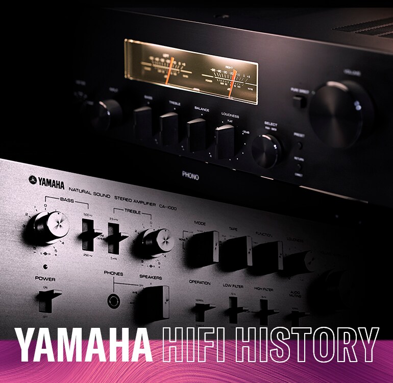 Bannière de l’histoire HiFi Yamaha