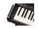 YDP-166_Palissandre foncé_clavier_gauche