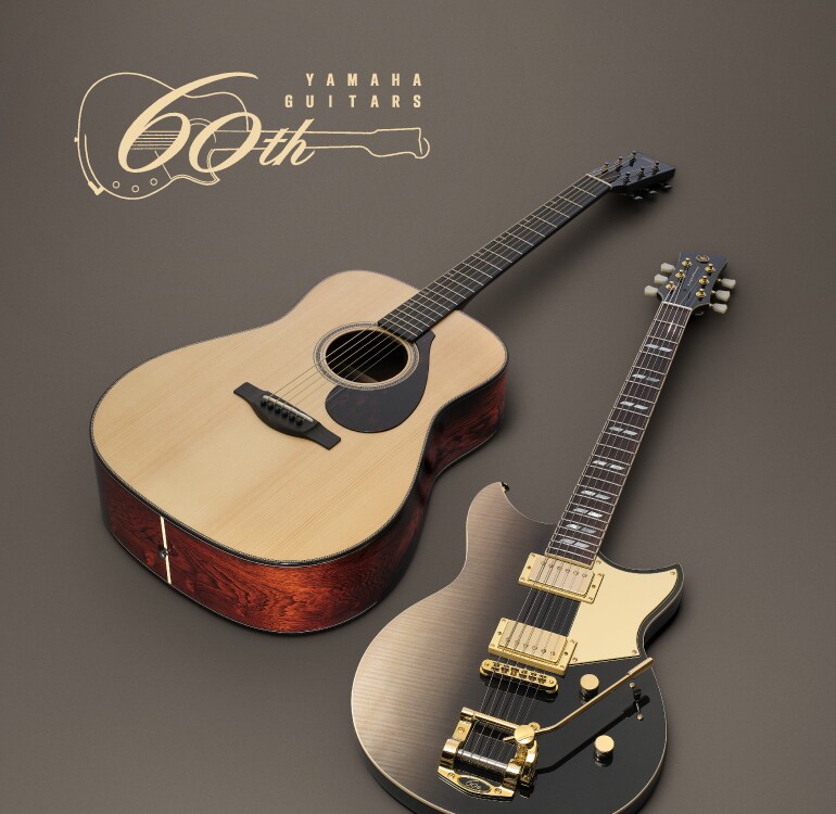 60e anniversaire des guitares Yamaha