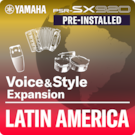 Amérique latine (Pack d'extension préinstallé - données compatibles avec Yamaha Expansion Manager)
