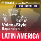 Amérique latine (Pack d'extension préinstallé - données compatibles avec Yamaha Expansion Manager)