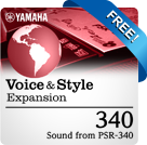 340 Pack (Sound from PSR-340) (données compatibles Yamaha Expansion Manager)