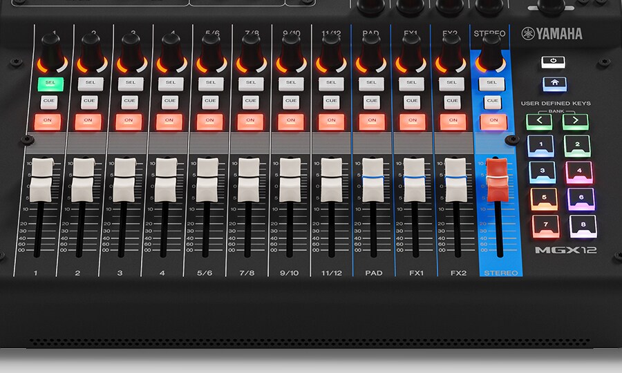 Yamaha MGX12 : Puissance. Performances. Polyvalence.