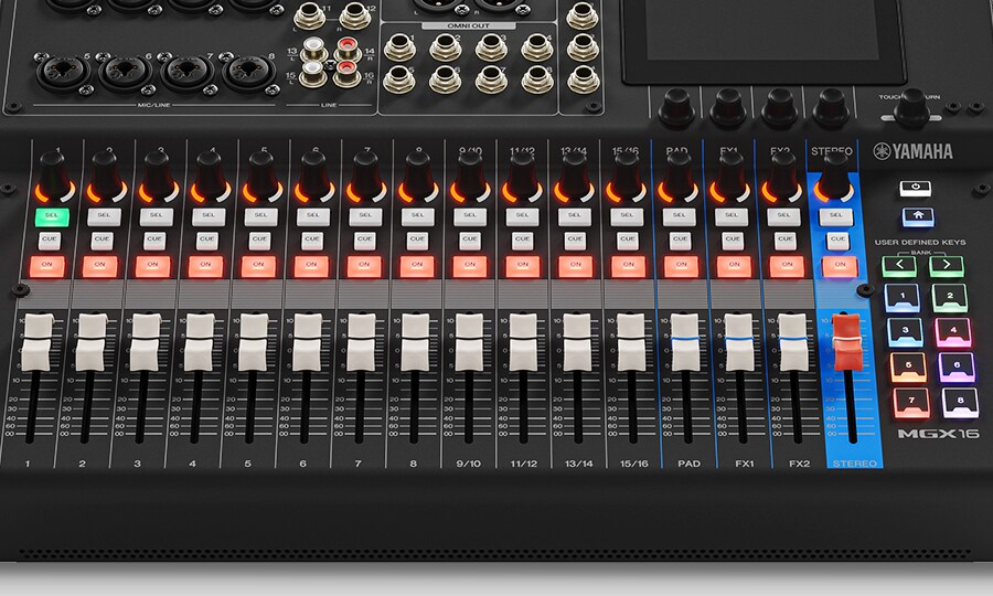 Yamaha MGX16 : Puissance. Capacité. Polyvalence.