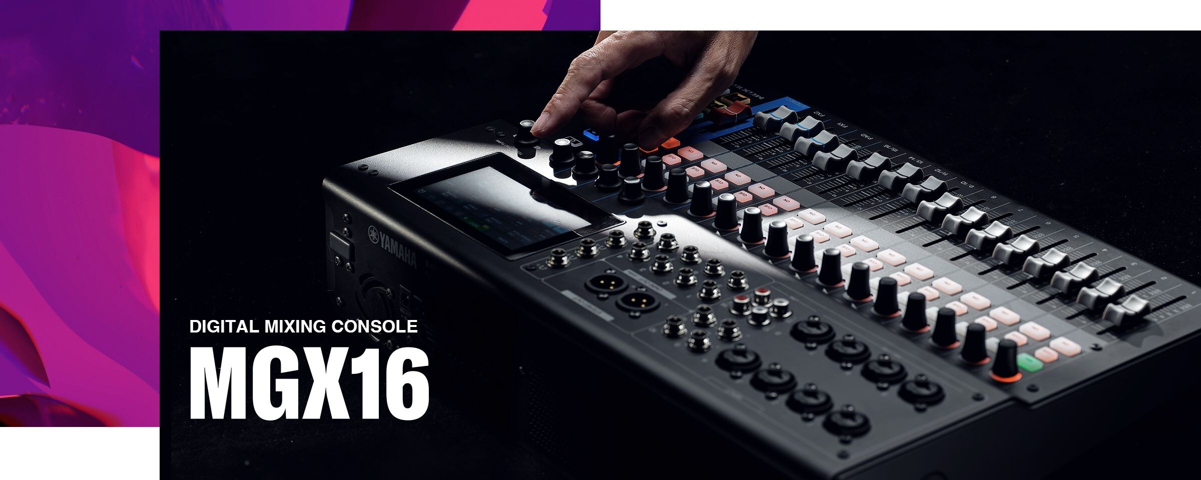 Console de mixage numérique Yamaha 22 canaux MGX16