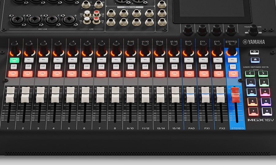 Yamaha MGX16V : Puissance. Performances. Polyvalence.