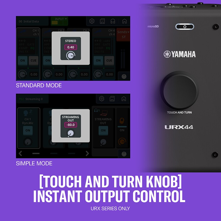 [Bouton TOUCH AND TURN] Contrôle instantané de la sortie
