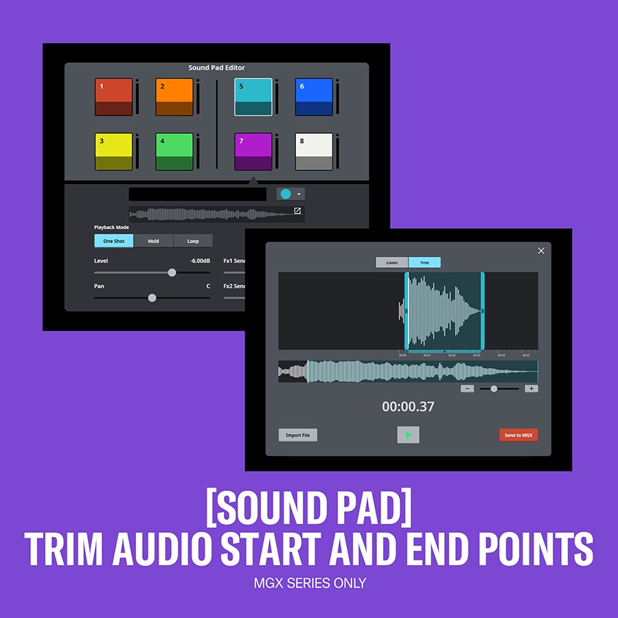 [SOUND PAD] Rognage des points de début et de fin audio