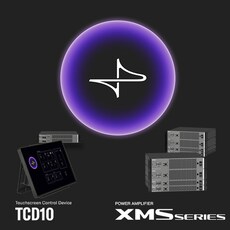 Nouvel écosystème de solutions d'installation commerciale avec les amplificateurs de puissance de la série XMS et le dispositif de contrôle à écran tactile TCD10