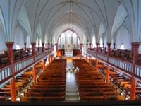 Interior of Saint Pierre de la Vernière