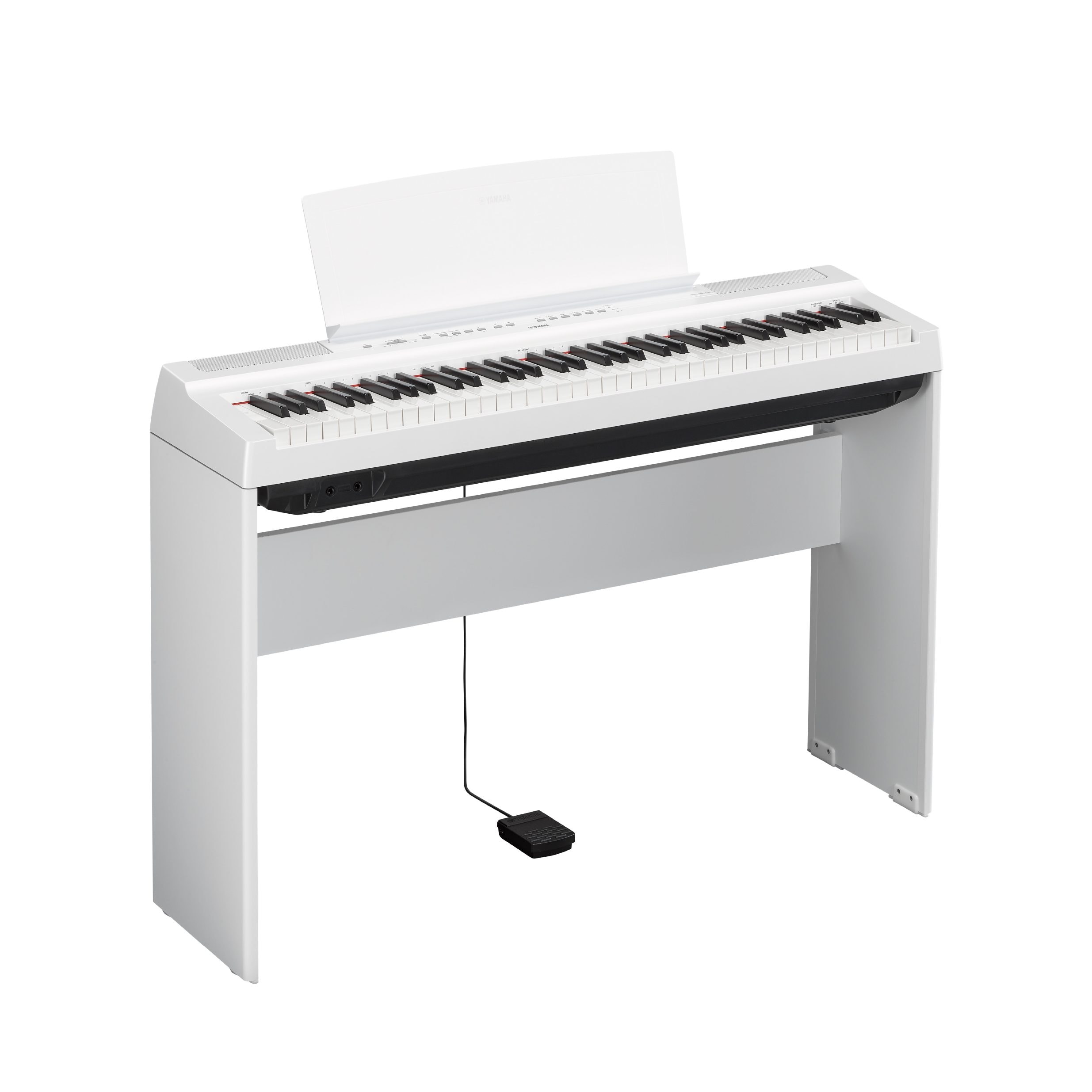 しゃんしゃん　Yamaha P-121 ホワイト ソフトケース付き P-121 - Présentation - Série P - Pianos - Instruments de