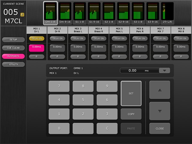 Outports (Delay Time Setting)