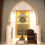 Image: Interior view of the Baiturrahmi Islamic Centre mosque.