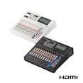 Console de mixage numérique Yamaha 18 canaux avec interface vidéo MGX12V