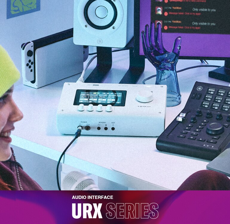 Interface audio Yamaha série URX
