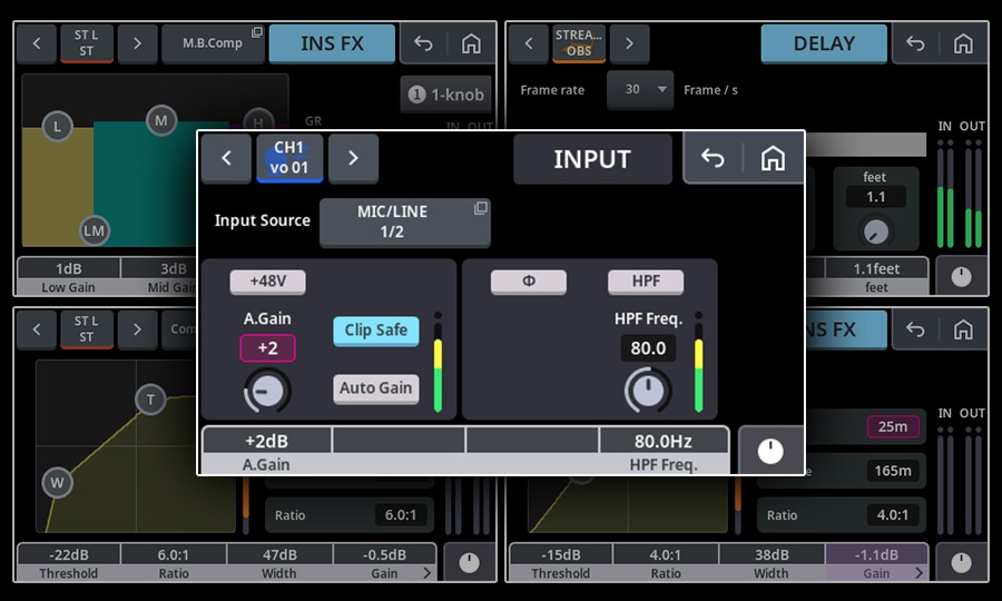 Yamaha URX44 : Outils d'assistance pour un son de niveau professionnel