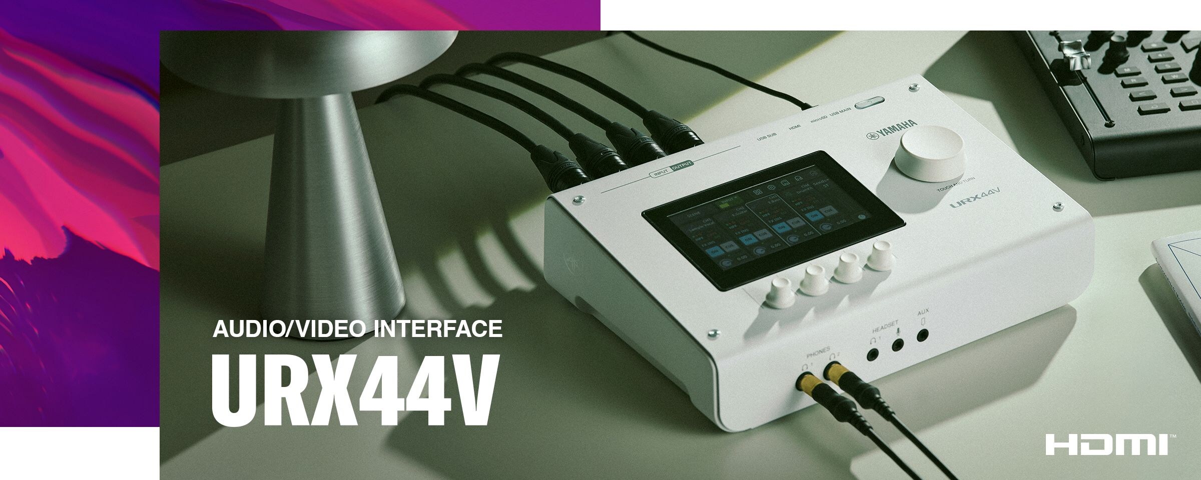 Interface audio/vidéo Yamaha URX44V