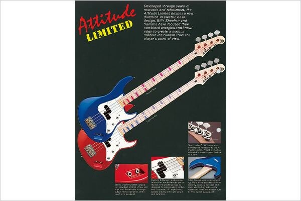 Modèle signature Attitude Limited Billy Sheehan