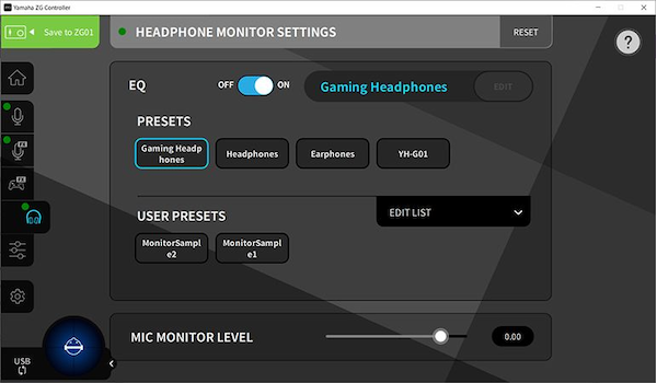 PARAMÈTRES CASQUE
